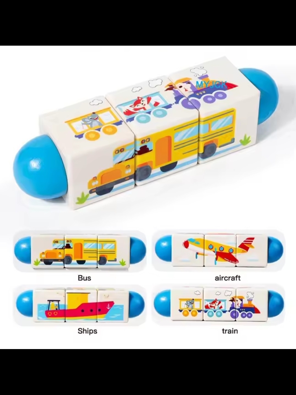 ✨5/$15✨Vehicle Themed Puzzle Block - Kids Toys